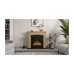 Cheminée Électrique Décorative "helmi" Bois De Chêne - Powerflame