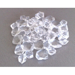 Pierres Décoratives En Fibre De Verre Transparente