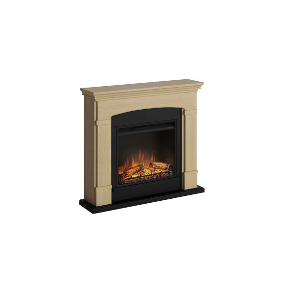 Cheminée Électrique Décorative "helmi" Bois De Chêne - Powerflame