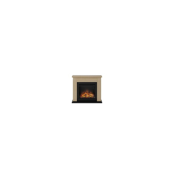 Cheminée Électrique Décorative "frode" Bois De Chêne - Powerflame