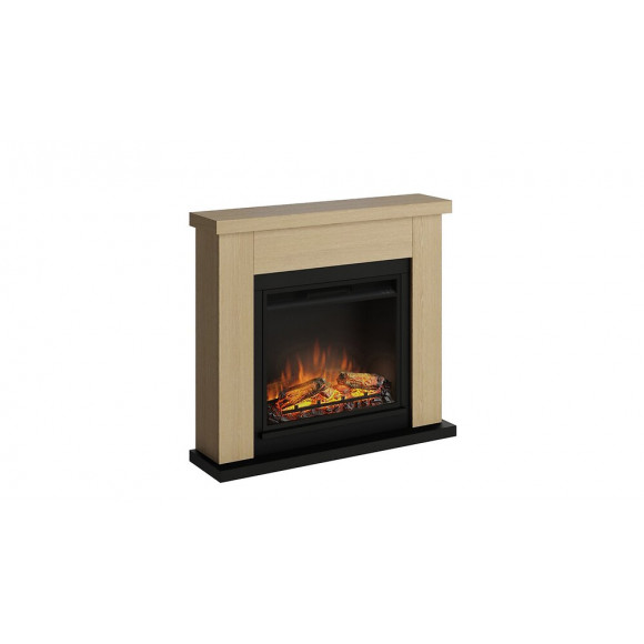 Cheminée Électrique Décorative "frode" Bois De Chêne - Powerflame