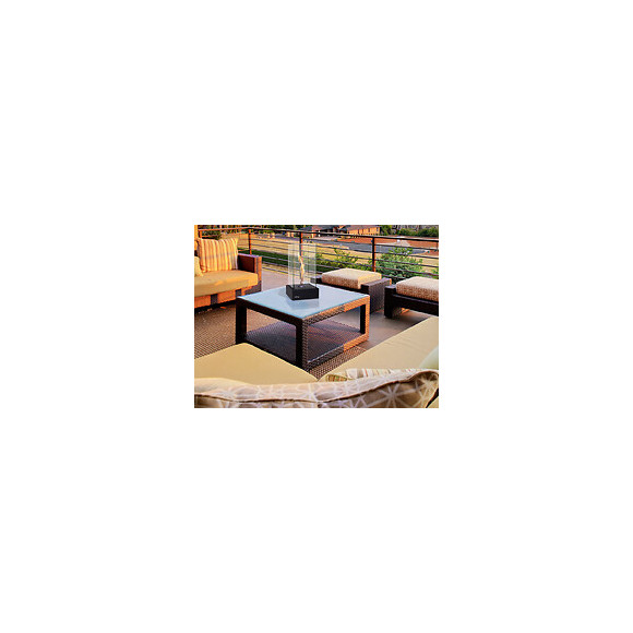 Cheminée De Table Avec Flamme Torsadée