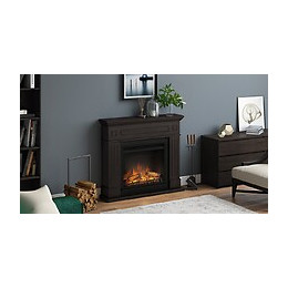 Cheminée Électrique Décorative "larsen" Espresso - Powerflame