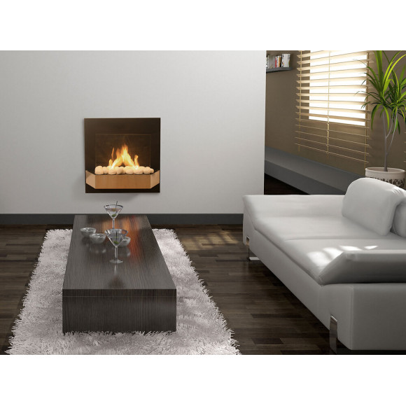 Cheminée Bioéthanol Murale Purline