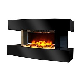 Cheminée Électrique 2000w Noir - Lounge Medium Noir