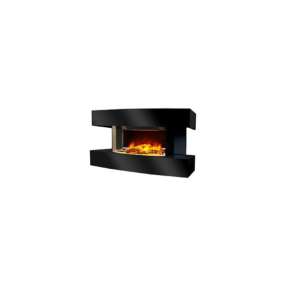 Cheminée Électrique 2000w Noir - Lounge Medium Noir