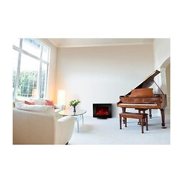 Carrera Stella Plus  1800 Watts Cheminee Decorative Et Chauffant Electrique - Motifs Galets - Facade Galbee - 2 Puissances