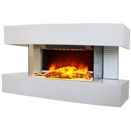Cheminée Électrique 2000w Blanc - Lounge Medium Blanc