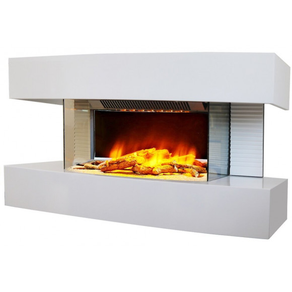 Cheminée Électrique 2000w Blanc - Lounge Medium Blanc
