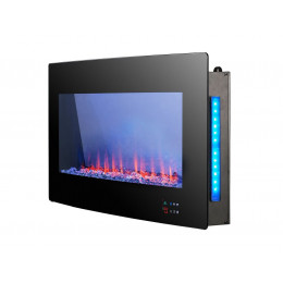 Cheminée Électrique Mural Avec Lumière Led Personnalisable Et Effet  3d