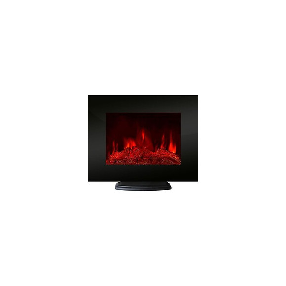 Carrera Stella Plus  1800 Watts Cheminee Decorative Et Chauffant Electrique - Motifs Galets - Facade Galbee - 2 Puissances