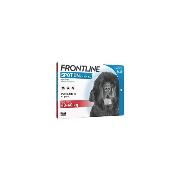 Frontline Spot On Chien 40-60kg - 4 Pipettes