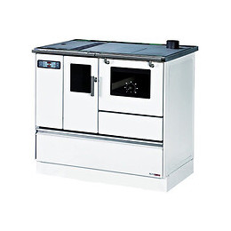 Cuisinière Granulés Avec Four Chauffage Seul Sannover 8 Kw Blanc