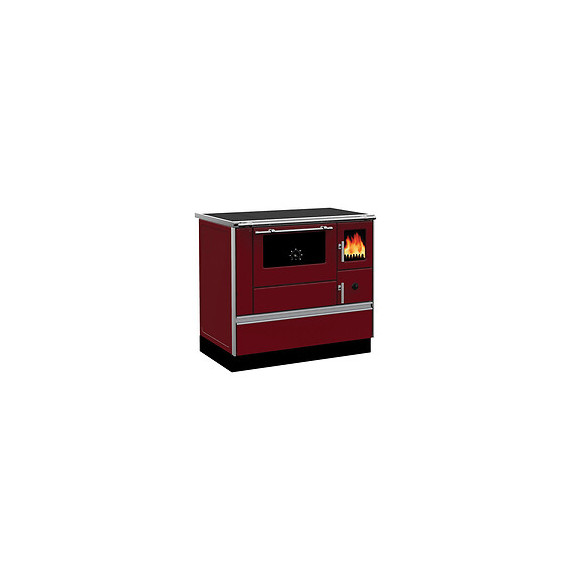 Cuisinière Bois Chauffage Seul Sannover 7 Kw Bordeaux