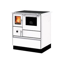 Cuisinière Bois Chauffage Seul Sannover 6 Kw Blanc