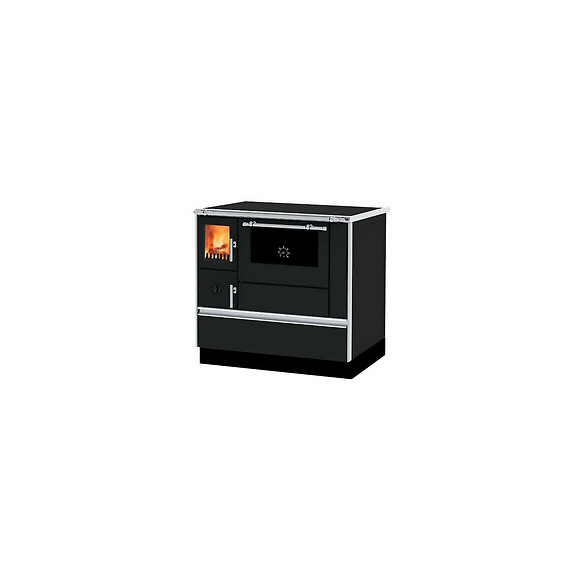 Cuisinière Bois Chauffage Seul Sannover 7 Kw Gris Anthracite