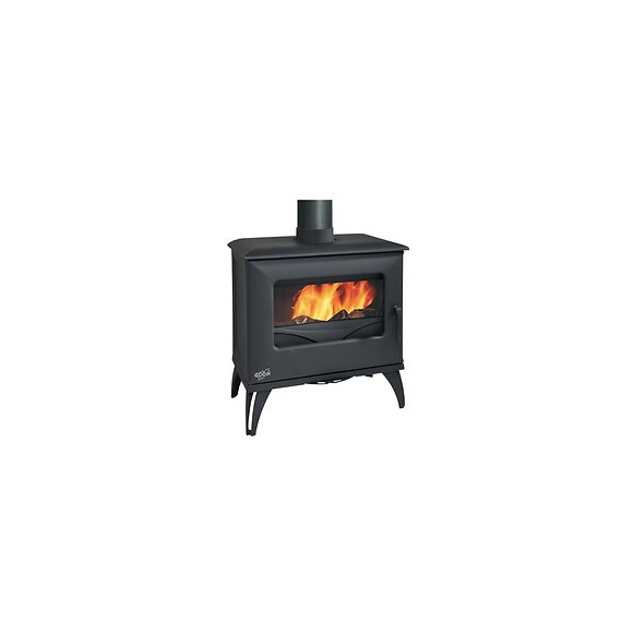 Poêle À Bois-le Cube-6,5 Kw-peint Anthracite  Godin - 388117