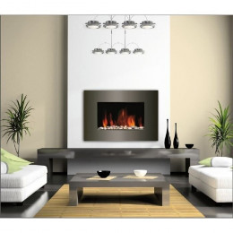 Carrera Luna 2000 Watts Cheminee Electrique Decorative Et Chauffage Dappoint