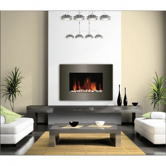 Carrera Luna 2000 Watts Cheminee Electrique Decorative Et Chauffage Dappoint