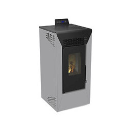 Poêle À Granulés Air Anita 10 Kw Sannover Gris