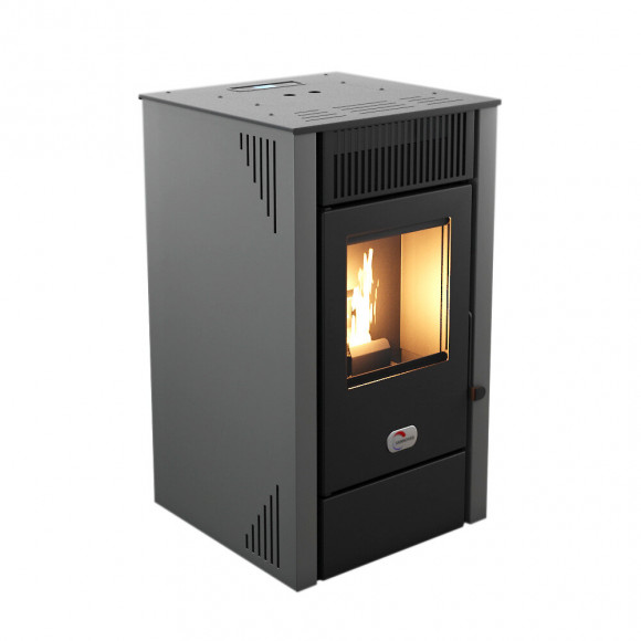 Poêle À Granulés Air Anita 10 Kw Sannover Gris