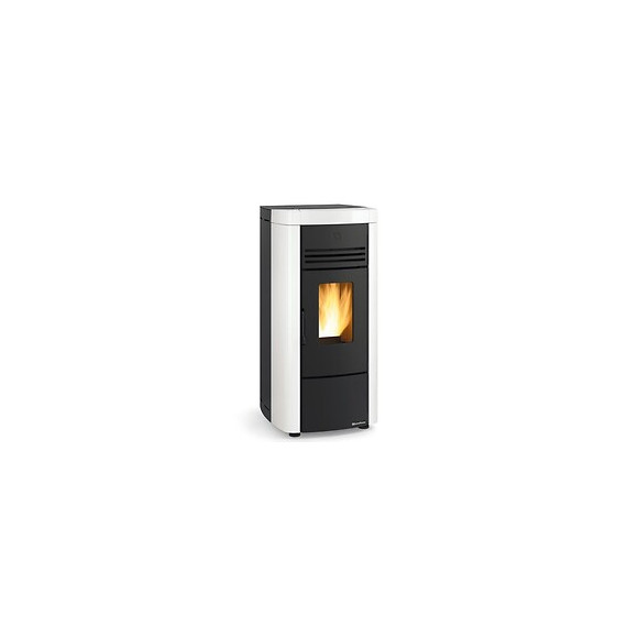 1282404-poele A Granules Etanche-8kw-a+-flamme Verte 7*-cstb-foyer Font Nordica Extraflame - Angelaspblanc
