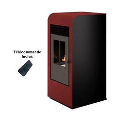 Poêle À Granulés Air Giada 9,5kw Bordeaux Sannover