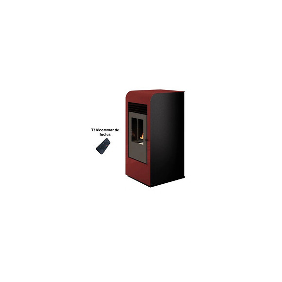 Poêle À Granulés Air Giada 9,5kw Bordeaux Sannover
