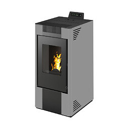 Poêle À Granulés Air Astral 11kw Gris Sannover