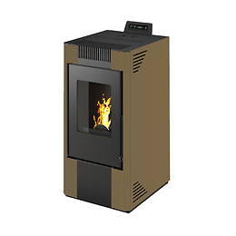 Poêle À Granulés Air Astral 11kw Marron Sannover