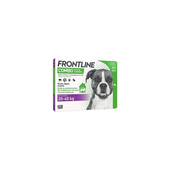 Frontline Combo Chien 20-40kg - 6 Pipettes
