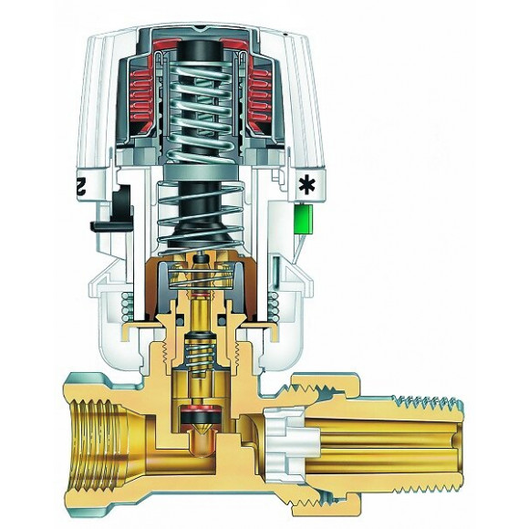 Tête Thermostatique Gaz Bulbe Incorporé Ra 2990