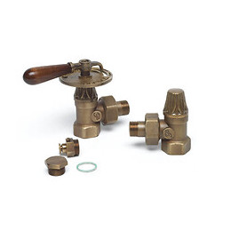 Kit Vanne Manuelle Avec Poignée Bois Pour Radiateur Fonte