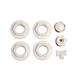 Kit Réduction Joints (1/2 » Blanc) Pour Radiateur Aluminium