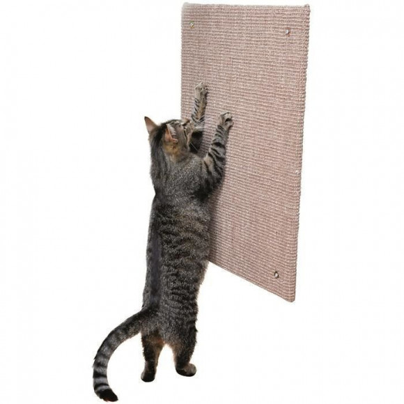 Trixie Griffoir Xxl - Tapis En Sisal / Catnip - 50 X 70 Cm - Taupe - Pour Chat
