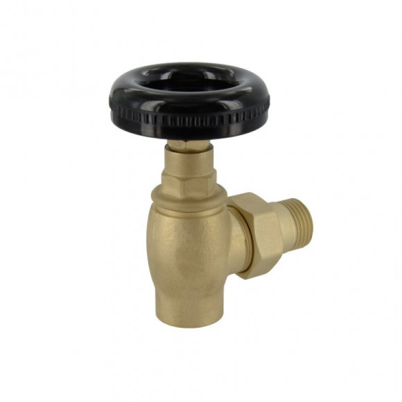 Robinet Manuel Volant Noir Pour Radiateur Fonte