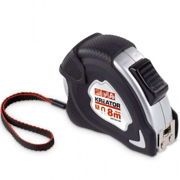 Mètre Magnétique Ruban Aluminium Kreator 8m