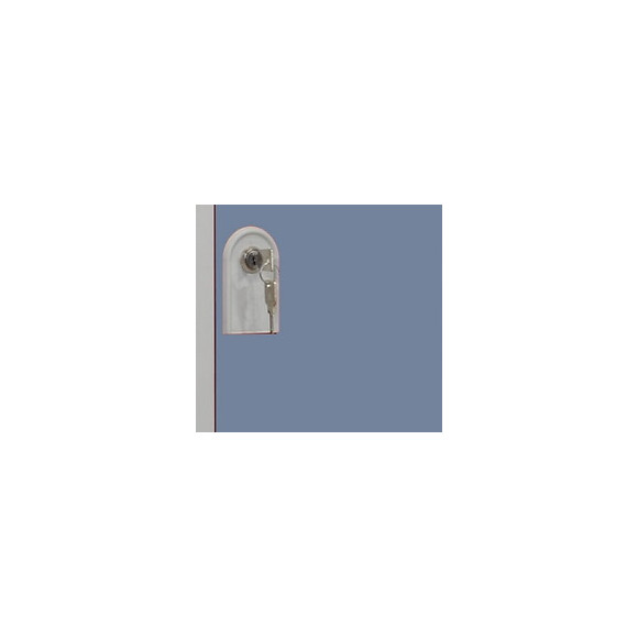 3 colonnes 4 cases superposées 50x120x180cm gris/bleu.