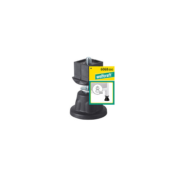 Embout de pied sur vérin WOLFCRAFT pour établi d'atelier 