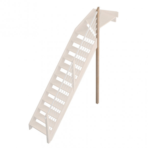 Poteau support quart tournant haut droit Savoie-rampe M