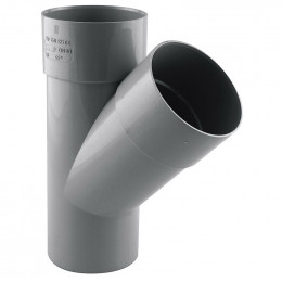 Culotte de descente 45° D.80 mâle/femelle gris