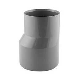 Réduction excentrée PVC mâle/femelle D.100x80