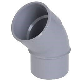 Coude pvc mf à coller 45° diamètre 100 mm nicoll