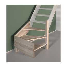 Ardennes quart tournant droit en chêne