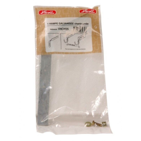 Hampe Galva chantournée pour chevron nicoll