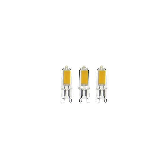 Pack 3 ampoules led capsules culot G9 2,6W 2700K
