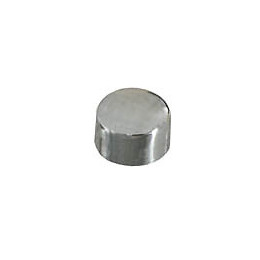 Plot magnétique argent diamètre 9mm - 6 pièces