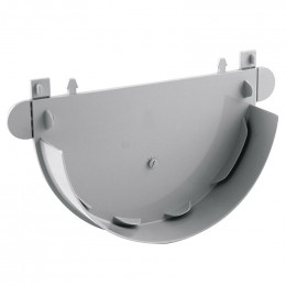 Fond universel gouttière ronde dév.250 gris