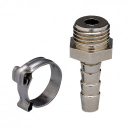 Raccord cannelé 1/4 mâle