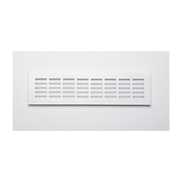 Grille d'aération aluminium mat à encastrer 8x30cm
